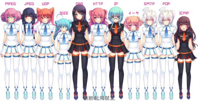 プロトコルなどを萌えキャラに「IT擬人化計画」が始動 書籍からメディアミックス展開目指す