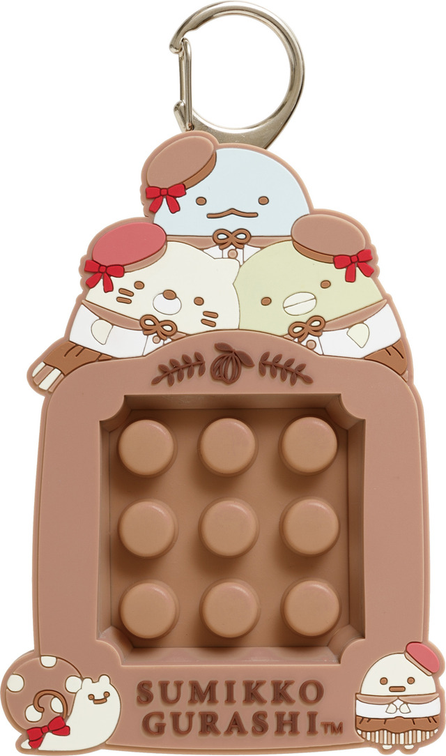 『すみっコぐらし』「喫茶すみっコでチョコレートフェア」テーマが登場「ぷちっとキーホルダー」（C）2025 SAN-X CO., LTD. ALL RIGHTS RESERVED.