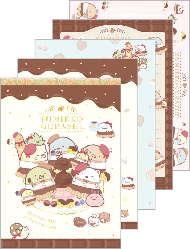 『すみっコぐらし』「喫茶すみっコでチョコレートフェア」テーマが登場「メモパッド」（C）2025 SAN-X CO., LTD. ALL RIGHTS RESERVED.