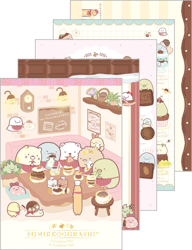 『すみっコぐらし』「喫茶すみっコでチョコレートフェア」テーマが登場「メモパッド」（C）2025 SAN-X CO., LTD. ALL RIGHTS RESERVED.