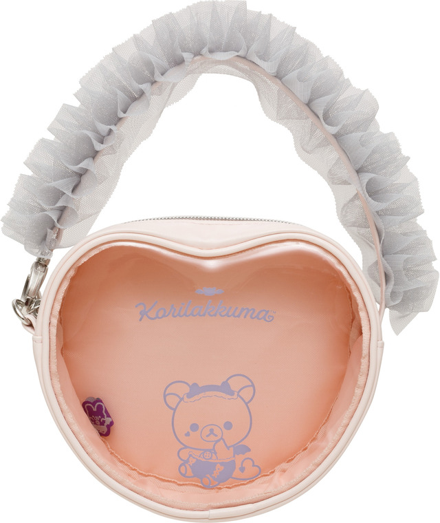 『リラックマ』「コリラックマのこあくま気分」テーマが登場「ハートクリアポーチ」（C）2025 SAN-X CO., LTD. ALL RIGHTS RESERVED.