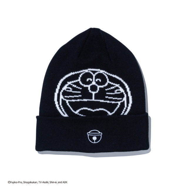 ニューエラ『ドラえもん』オリジナルコレクション「Basic Cuff Knit」（C）Fujiko-Pro, Shogakukan, TV-Asahi, Shin-ei, and ADK