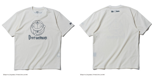 ニューエラ『ドラえもん』オリジナルコレクション「T-shirt」（C）Fujiko-Pro, Shogakukan, TV-Asahi, Shin-ei, and ADK