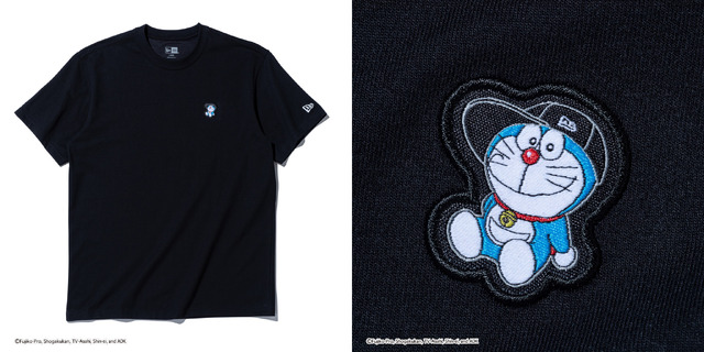 ニューエラ『ドラえもん』オリジナルコレクション「3Pieces Pack T-shirts with Wappens」（C）Fujiko-Pro, Shogakukan, TV-Asahi, Shin-ei, and ADK