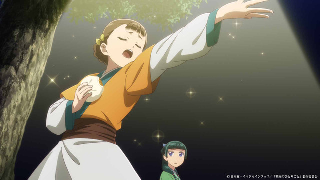 『薬屋のひとりごと』第25話「猫猫と毛毛」先行カット（C）日向夏・イマジカインフォス／「薬屋のひとりごと」製作委員会