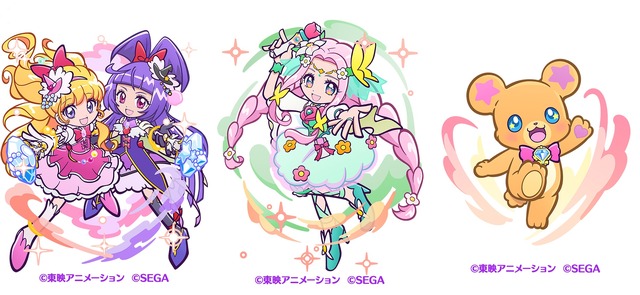 『プリキュア』シリーズ×『ぷよぷよ!!クエスト』「キュアミラクル＆キュアマジカル」「キュアフェリーチェ」「モフルン」