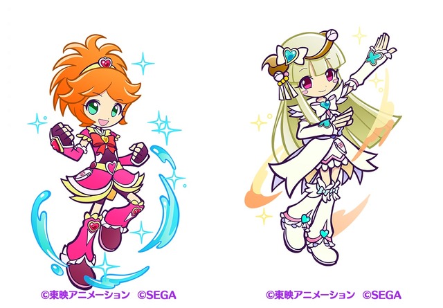 『プリキュア』シリーズ×『ぷよぷよ!!クエスト』コラボ「[★6]フェイ ver.キュアブルーム」「[★6]リン ver.キュアイーグレット」