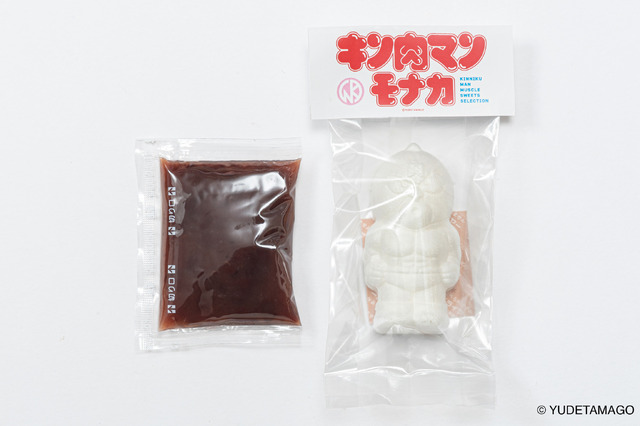 HKDSTOY「キン肉マン吉兆紅白モナカ 粒あん」4ヶ入（餡セパレートタイプ）