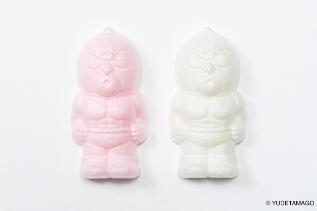 HKDSTOY「キン肉マン吉兆紅白モナカ 粒あん」4ヶ入（餡セパレートタイプ）