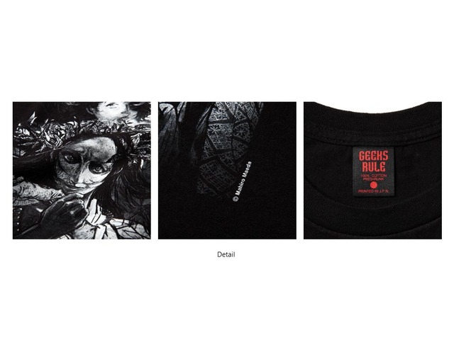 MAEDA MAHIRO X GEEKS RULE SILKSCREEN PRINTING T SHIRT vol.01