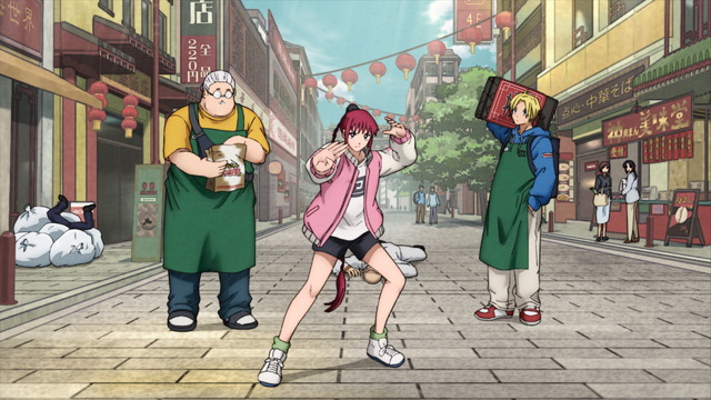 アニメ『SAKAMOTO DAYS』第2話先行カット（C）鈴木祐斗／集英社・SAKAMOTO DAYS 製作委員会