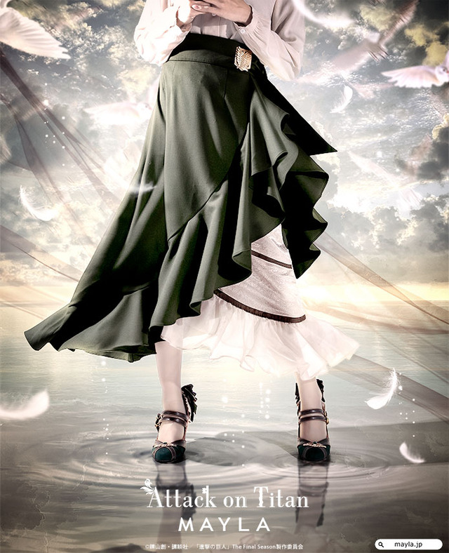 「進撃の巨人 アイコニックスカート ～Season 1～Season 3 Ver.～」商品画像