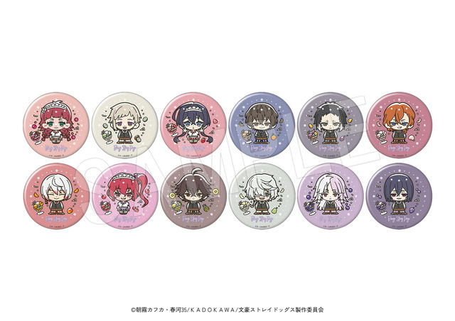 トレーディング缶バッジ　フルーツパーラーver.