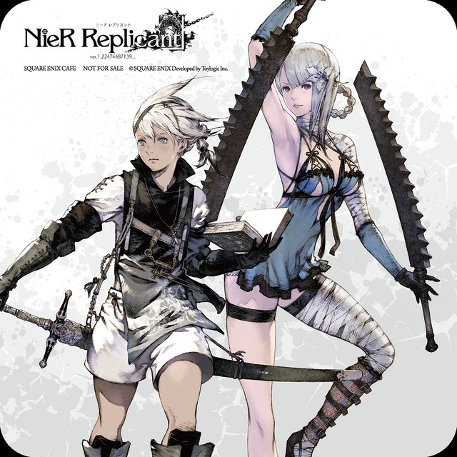 「NieR」シリーズコラボカフェ 特典コースター（C）SQUARE ENIX