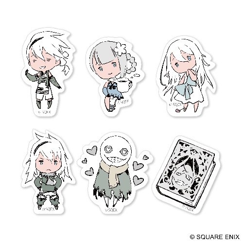 NieRReplicantver.1.22474487139…ステッカーセットミニキャラ990円（C）SQUARE ENIX
