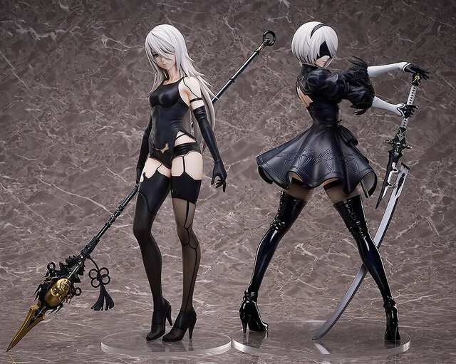 スラリとした美脚まで、1/4スケールで再現！「NieR:Automata」2Bフィギュアの圧倒的存在感