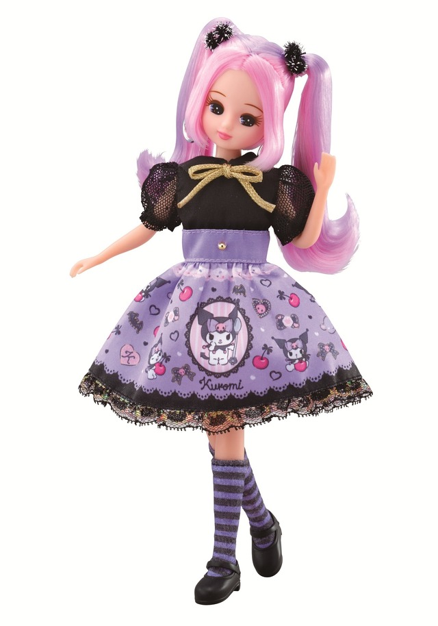 「クールなクロミ リカちゃん DX ワンピース＆ナイトウェアセット」