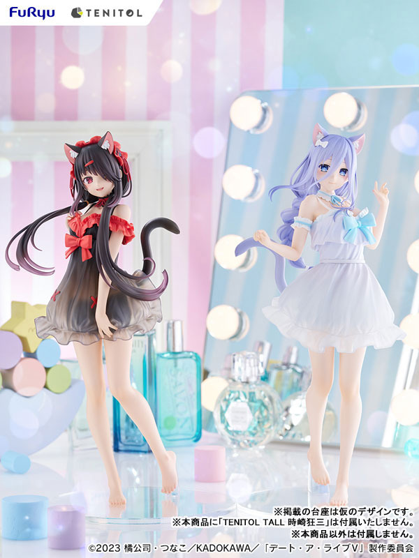 「TENITOL TALL デート・ア・ライブV 完成品フィギュア 時崎狂三／崇宮澪」各10,450円（税込）（C）2023 橘公司・つなこ／KADOKAWA／「デート・ア・ライブV」製作委員会
