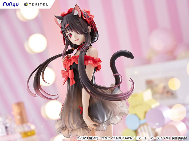 「TENITOL TALL デート・ア・ライブV 完成品フィギュア 時崎狂三」各10,450円（税込）（C）2023 橘公司・つなこ／KADOKAWA／「デート・ア・ライブV」製作委員会