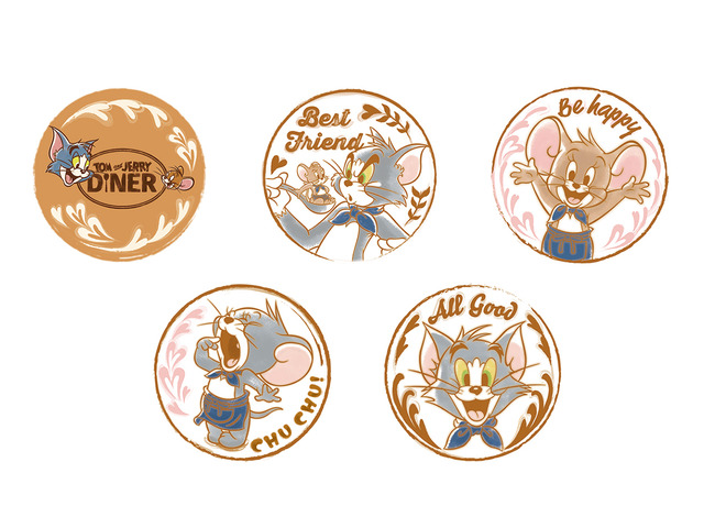 『トムとジェリー』「TOM and JERRY DINER」アートオレ with スーベニアマグ　オリジナルアート（通常）