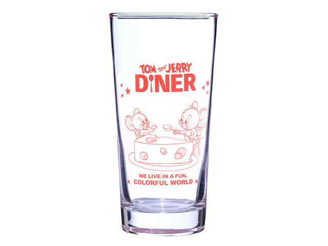 『トムとジェリー』「TOM and JERRY DINER」グラス（C）＆（TM） Turner Entertainment Co.（s25）