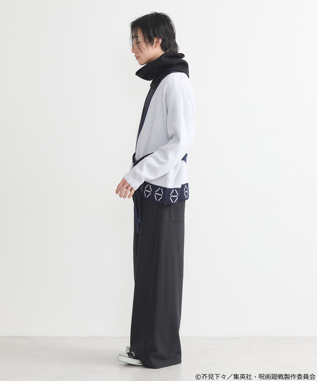 「呪術廻戦」五条のアイマスク、夏油の額の傷、虎杖の赤フードなどをイメージ♪「earth music&ecology Japan Label」コラボアイテム第2弾