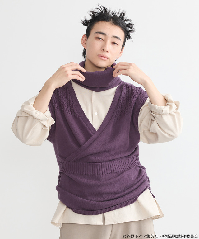 「呪術廻戦」五条のアイマスク、夏油の額の傷、虎杖の赤フードなどをイメージ♪「earth music&ecology Japan Label」コラボアイテム第2弾