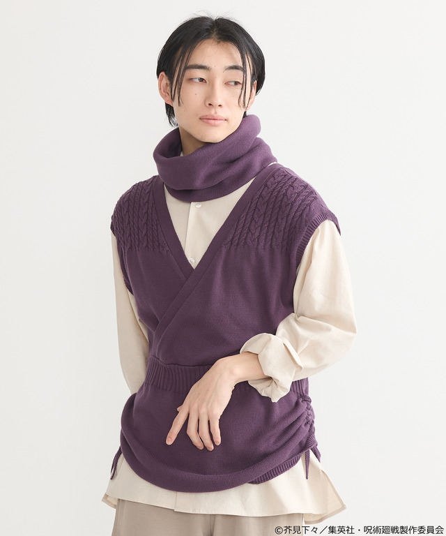 「呪術廻戦」五条のアイマスク、夏油の額の傷、虎杖の赤フードなどをイメージ♪「earth music&ecology Japan Label」コラボアイテム第2弾