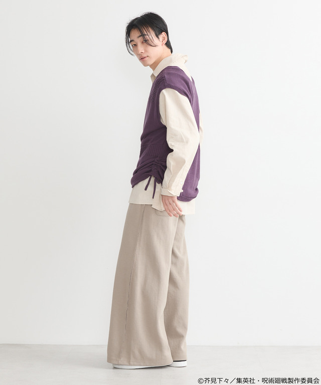 「呪術廻戦」五条のアイマスク、夏油の額の傷、虎杖の赤フードなどをイメージ♪「earth music&ecology Japan Label」コラボアイテム第2弾