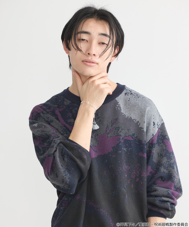 「呪術廻戦」五条のアイマスク、夏油の額の傷、虎杖の赤フードなどをイメージ♪「earth music&ecology Japan Label」コラボアイテム第2弾