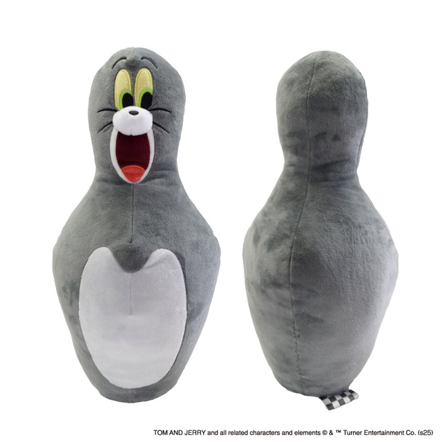 「トムとジェリーボウリング -by VILLAGE VANGUARD-」会場限定グッズ「ぬいぐるみトム」（C）＆（TM） Turner Entertainment Co. （s25）