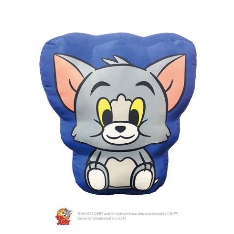 「トムとジェリーボウリング -by VILLAGE VANGUARD-」ヴィレッジヴァンガード限定グッズ「ダイカットクッション（トム）」