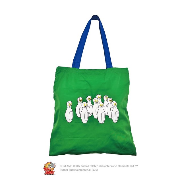 「トムとジェリーボウリング -by VILLAGE VANGUARD-」ヴィレッジヴァンガード限定グッズ「カラーコットントート」