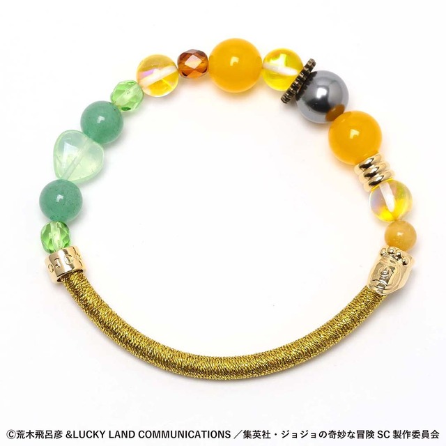 アニメ『ジョジョの奇妙な冒険 スターダストクルセイダース』×アナヒータストーンズ ワインドコードブレスレット　DIOモデル