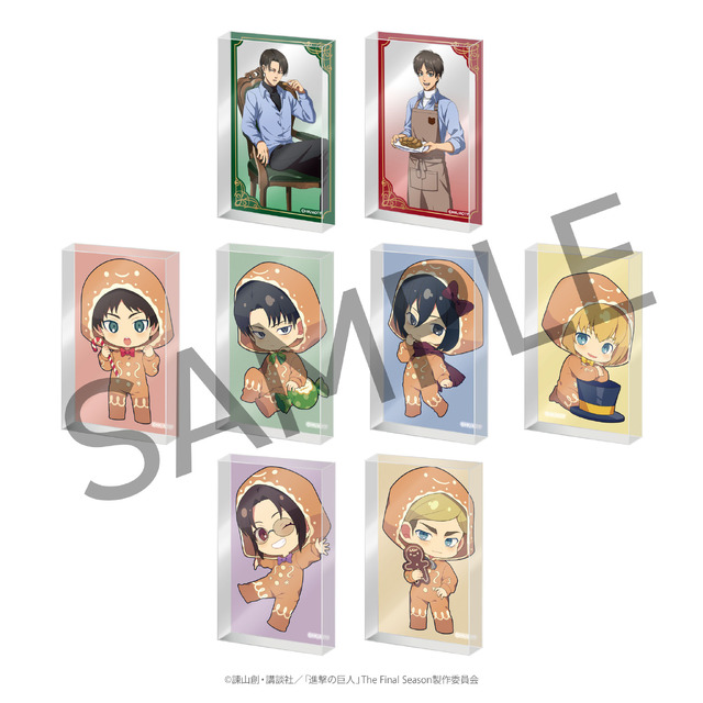 3 o'clock　進撃の巨人　トレーディング　再生アクリルブロック（全8種）