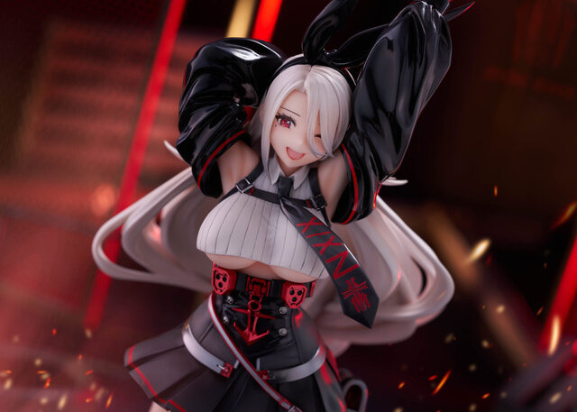 太もも&大胆なポージング！『アズレン』猪突猛進な「プリンツ・ハインリヒ」がゲーム内イラストポーズで立体化―髪のボリューム感もすごい