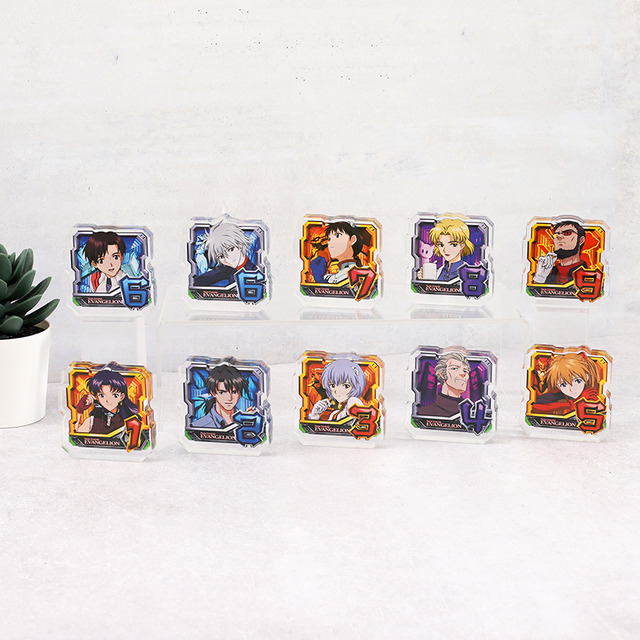 「ころっとアクリルフィギュアコレクション/通常図柄（全10種）」880円（税込）（C）カラー／Project Eva. （C）Bisty （C）Fields