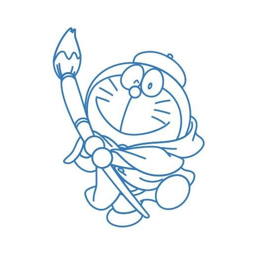 『映画ドラえもん のび太の絵世界物語』マクドナルド・ハッピーセット第1弾おもちゃ「おして遊ぼう！ドラえもんのスタンプ」絵柄（C）Fujiko-Pro, Shogakukan, TV-Asahi, Shin-ei, and ADK 2025