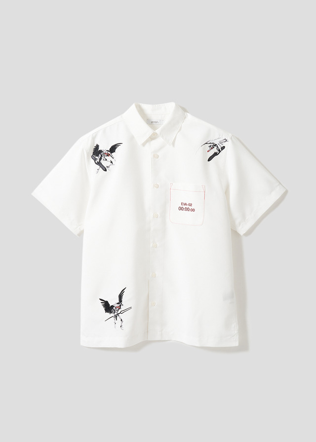 『新世紀エヴァンゲリオン』×グラニフ「エヴァンゲリオン量産機｜ビッグシルエットポリトロ半袖シャツ」（C）1997 khara/Project EVA.