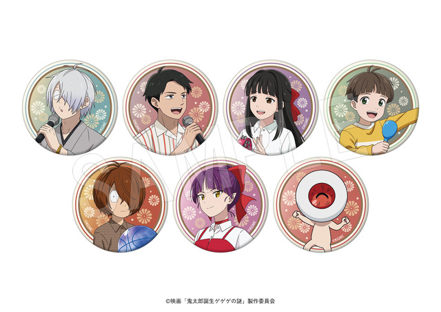 トレーディングマット缶バッジ　ROUND1コラボver.（全7種）