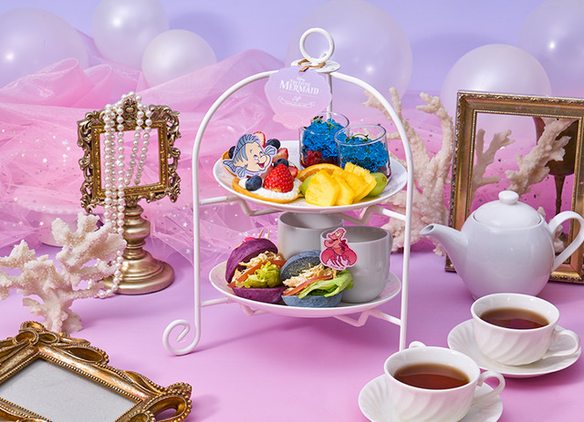 『リトル・マーメイド』OH MY CAFE 「賑やかなアフタヌーンティー」（C）Disney