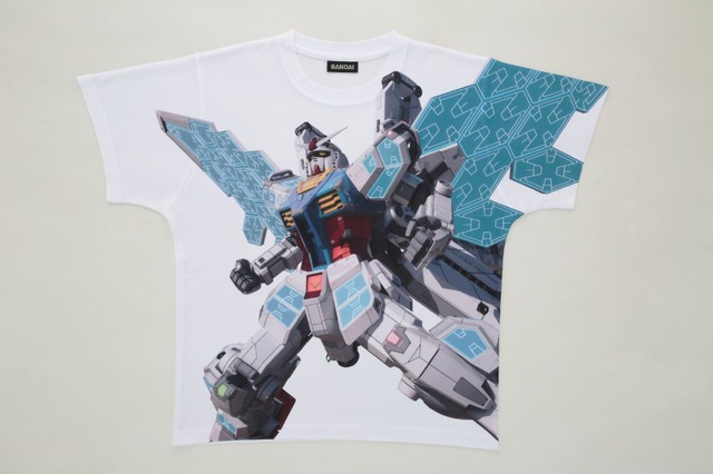 GUNDAM NEXT FUTURE PAVILION フルパネルTシャツ RX-78F00/E ガンダム グラスフェザー装備