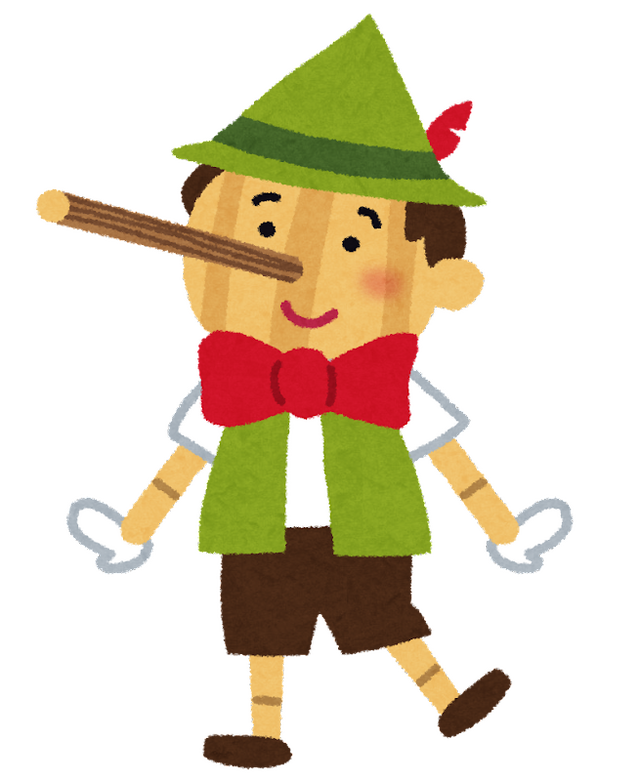 「嘘つきキャラといえば？」