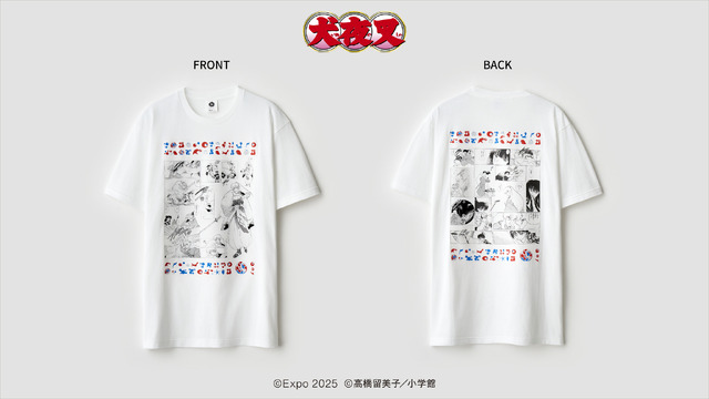 EXPO2025 『犬夜叉』 両面プリントTシャツ(2)  M/L/XL（C）Expo 2025 （C）高橋留美子／小学館
