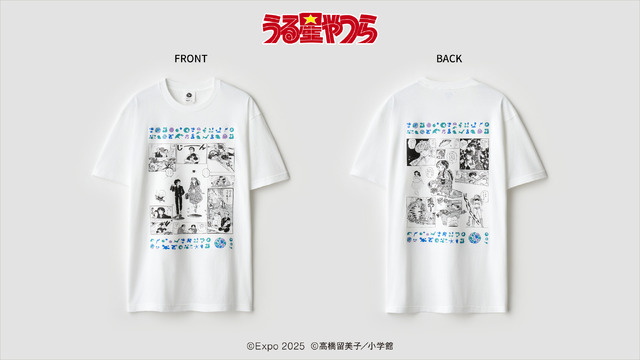 EXPO2025 『うる星やつら』 両面プリントTシャツ(2)  M/L/XL（C）Expo 2025 （C）高橋留美子／小学館