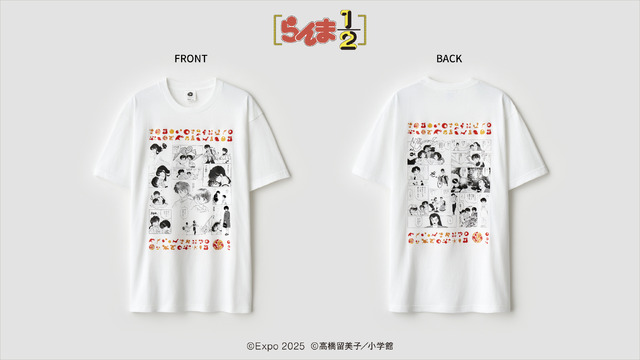 EXPO2025 『らんま1/2』 両面プリントTシャツ(1)  M/L/XL（C）Expo 2025 （C）高橋留美子／小学館