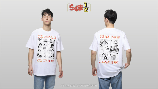 EXPO2025 『らんま1/2』 両面プリントTシャツ(1)  M/L/XL（C）Expo 2025 （C）高橋留美子／小学館