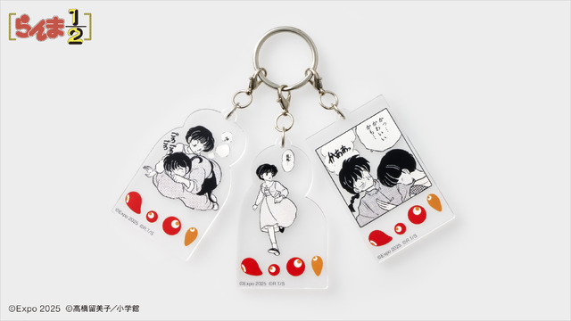 EXPO2025 『らんま1/2』 3連アクリルキーホルダー(1)（C）Expo 2025 （C）高橋留美子／小学館