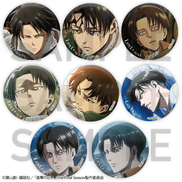 リヴァイBirthday トレーディング缶バッジ