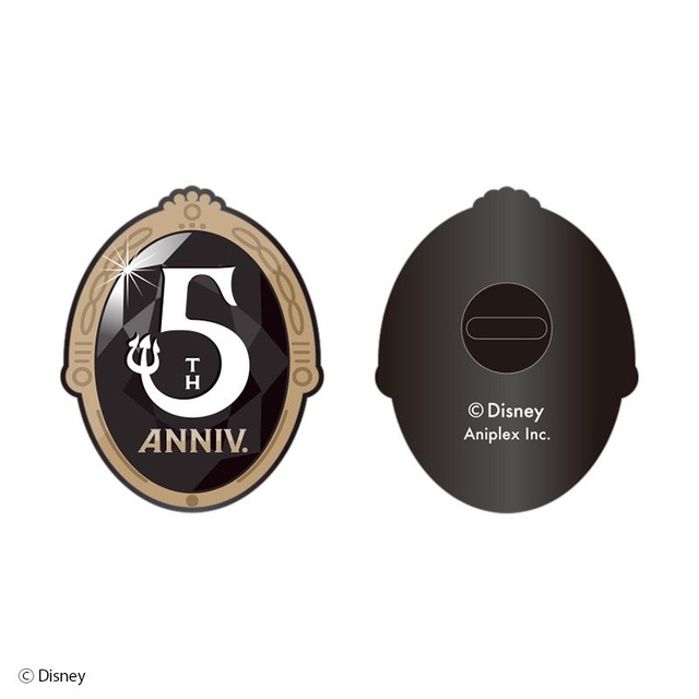 「Disney Twisted-Wonderland 5th Anniversary POP-UP SHOP ～Dazzling～」5周年ピンバッジ